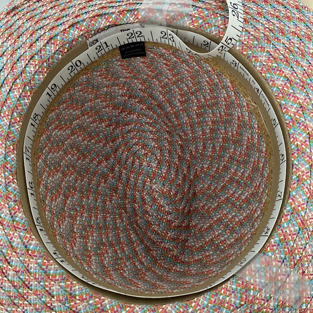 Multicolor straw hat - Picture 11 of 11